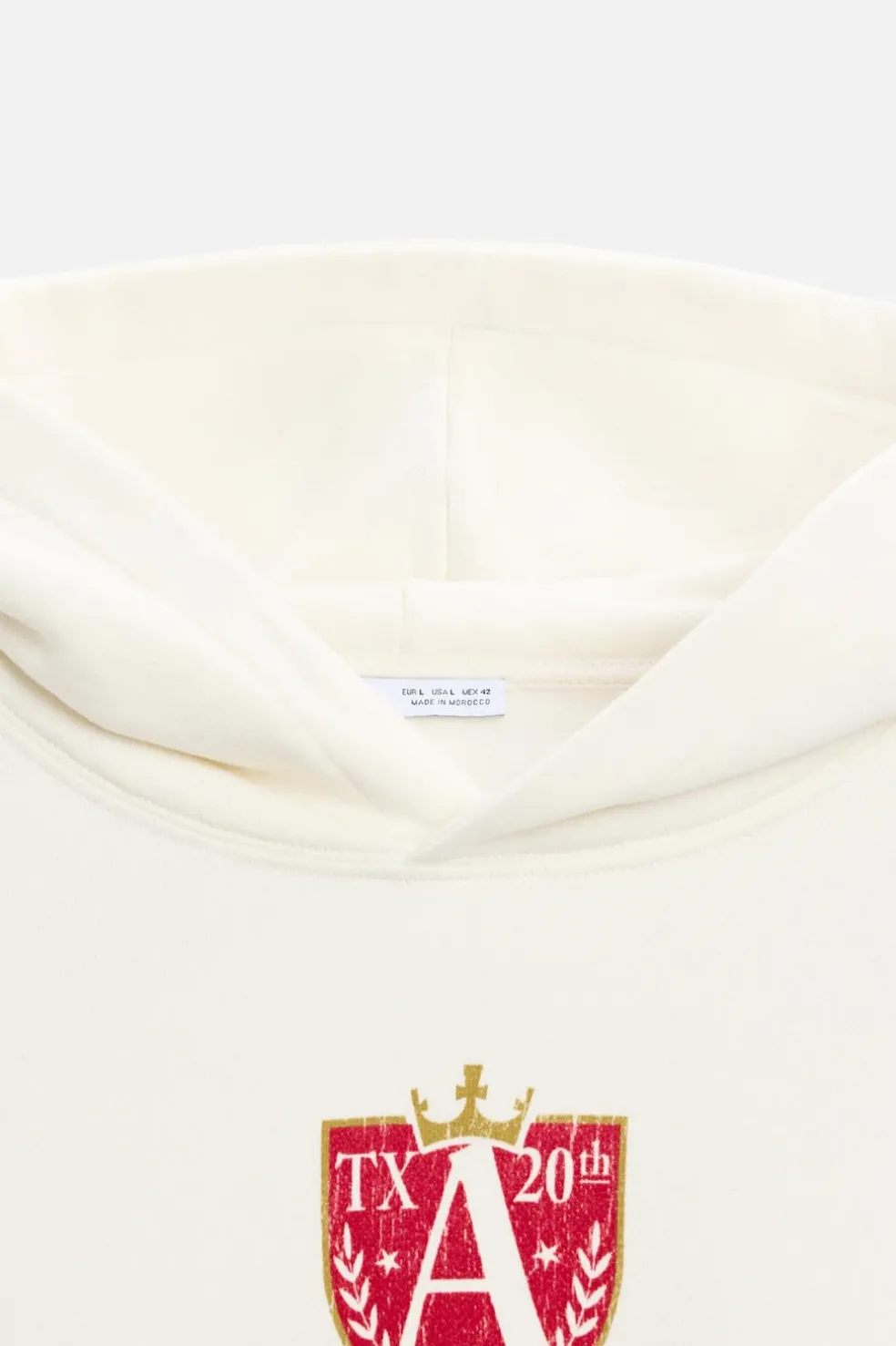 ZARA Sweatshirts^SWEATSHIRT MENSAGEM ESTAMPADA Cru