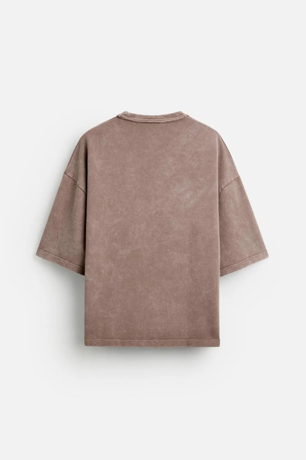 ZARA Sweatshirts^SWEATSHIRT OVERSIZE COM LAVAGEM Avermelhado