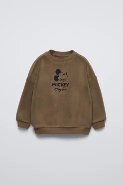 SWEATSHIRT POLAR COM BORDADO MICKEY MOUSE © DISNEY-ZARA New