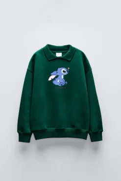 SWEATSHIRT POLO STITCH & ANGEL © DISNEY-ZARA Outlet