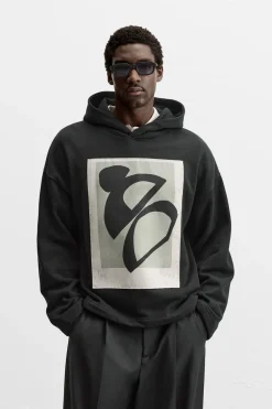 ZARA Sweatshirts^SWEATSHIRT REMENDO COMBINADO Preto