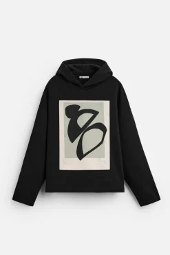 ZARA Sweatshirts^SWEATSHIRT REMENDO COMBINADO Preto