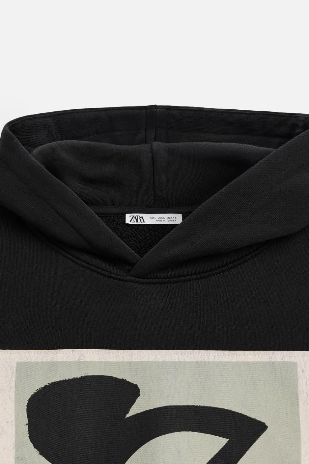 ZARA Sweatshirts^SWEATSHIRT REMENDO COMBINADO Preto