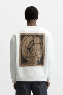 ZARA Sweatshirts^SWEATSHIRT REMENDO COMBINADO Cru