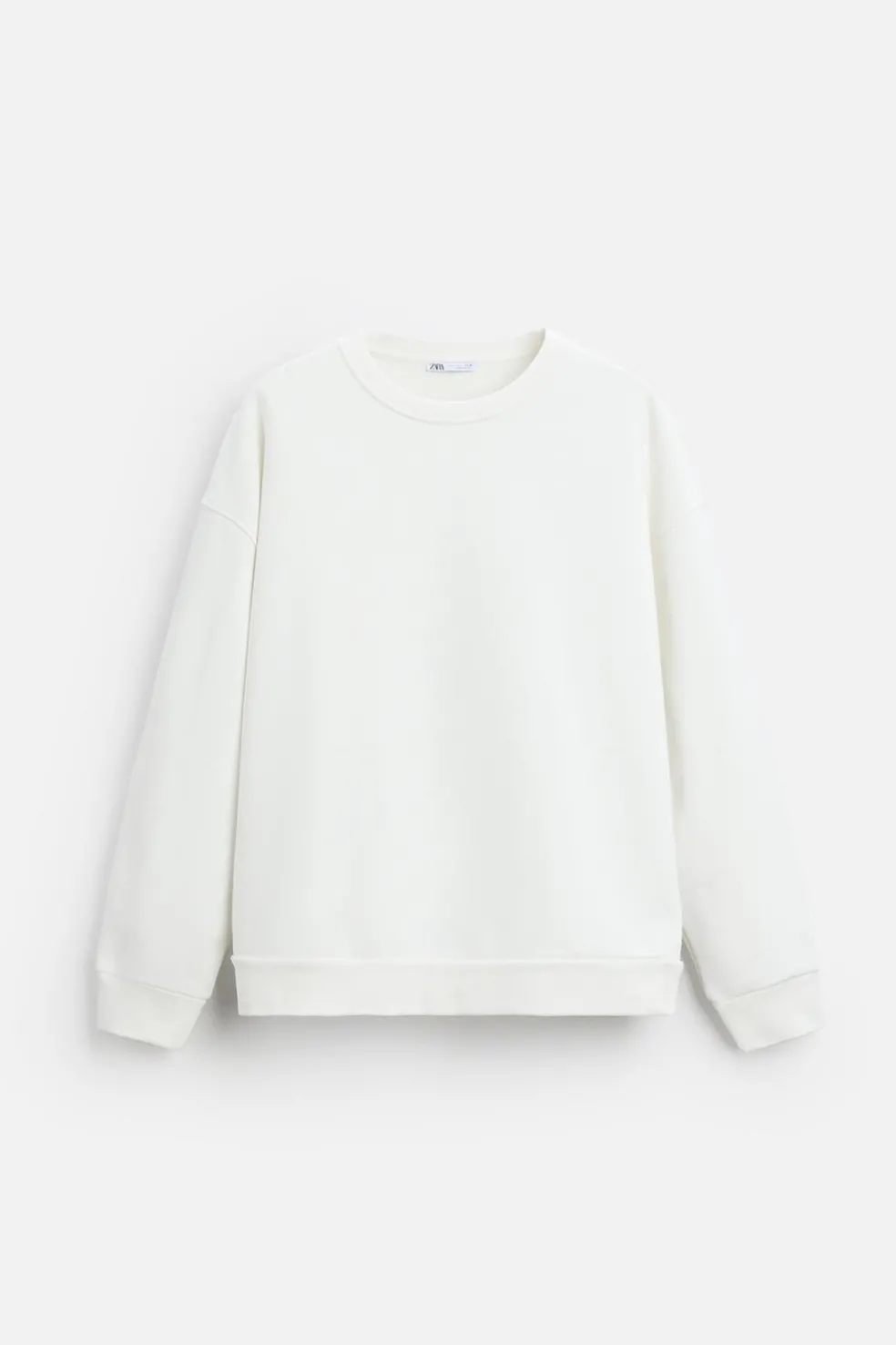ZARA Sweatshirts^SWEATSHIRT REMENDO COMBINADO Cru