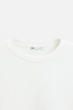 ZARA Sweatshirts^SWEATSHIRT REMENDO COMBINADO Cru