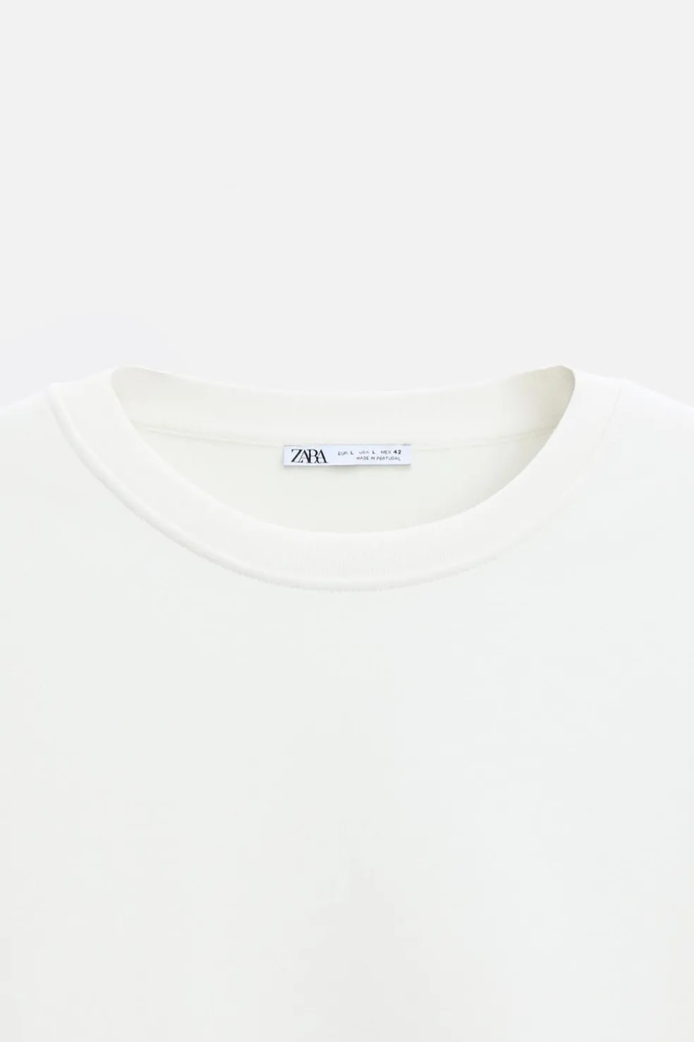 ZARA Sweatshirts^SWEATSHIRT REMENDO COMBINADO Cru