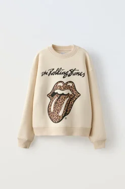 SWEATSHIRT ROLLING STONES ©-ZARA Clearance