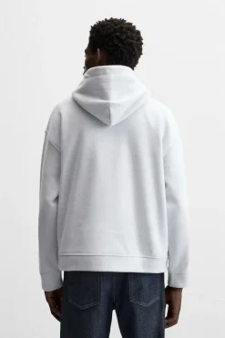 ZARA Sweatshirts^SWEATSHIRT SOFT CAPUZ Azul-claro
