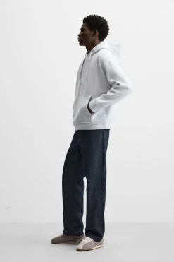 ZARA Sweatshirts^SWEATSHIRT SOFT CAPUZ Azul-claro