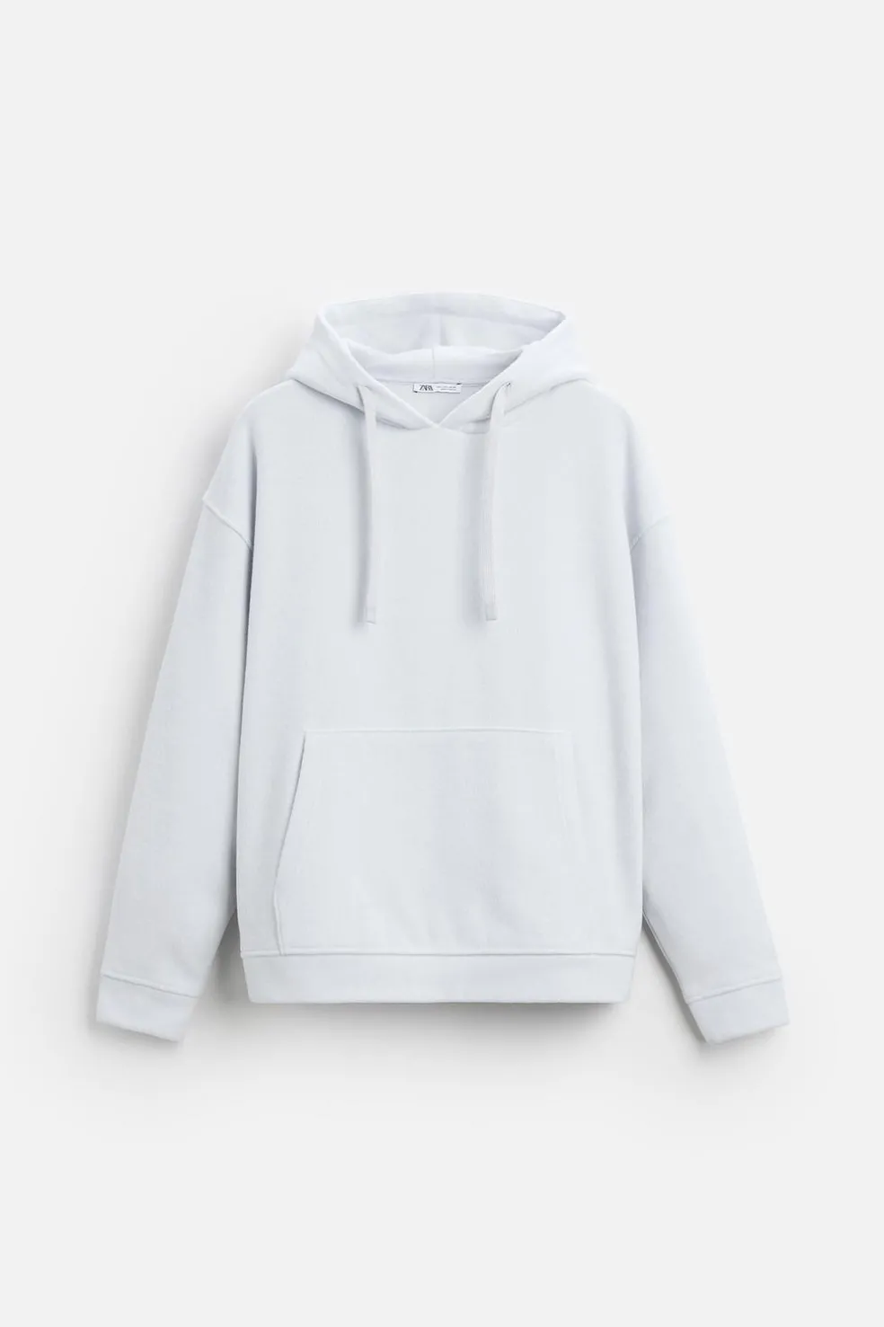 ZARA Sweatshirts^SWEATSHIRT SOFT CAPUZ Azul-claro