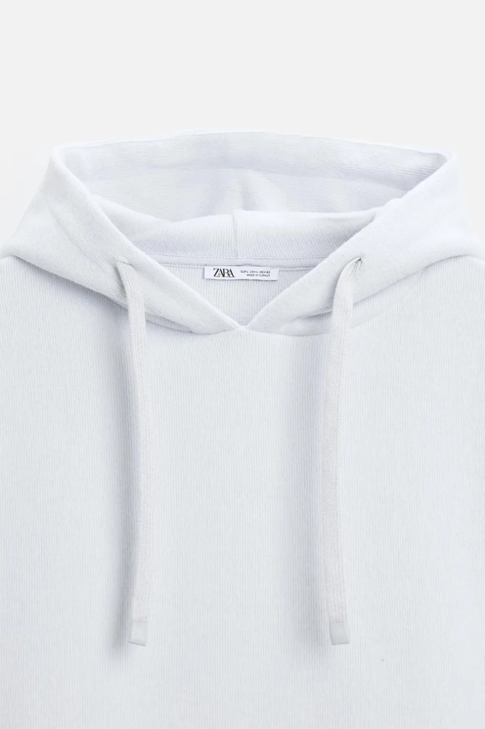 ZARA Sweatshirts^SWEATSHIRT SOFT CAPUZ Azul-claro