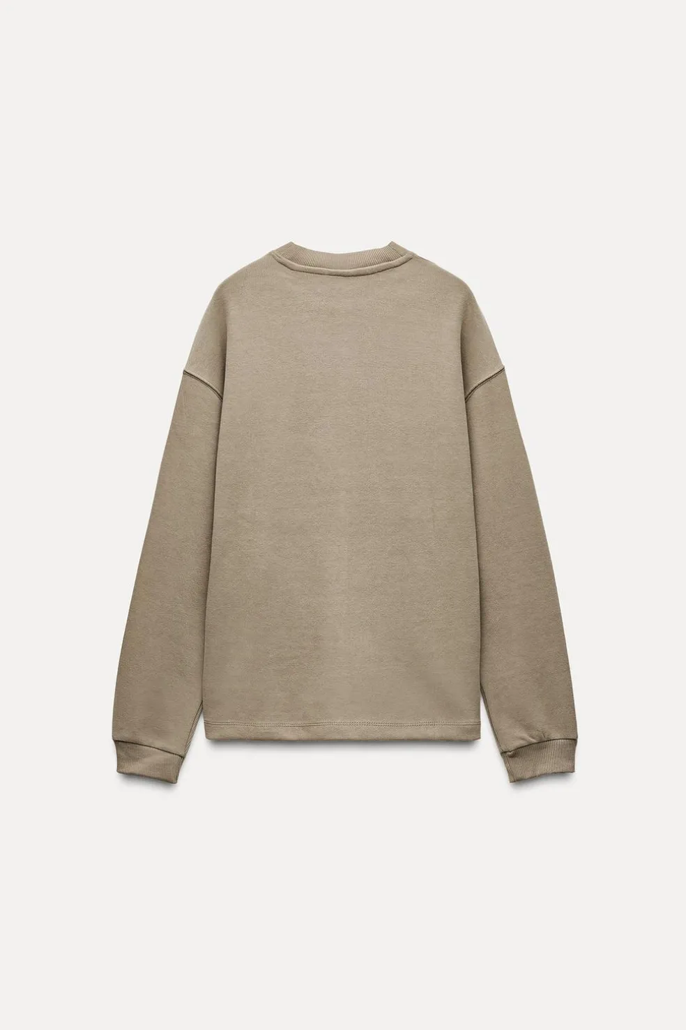 ZARA Winter Layersnew|Sweatshirts / Joggers^SWEATSHIRT SUAVE Camel-claro
