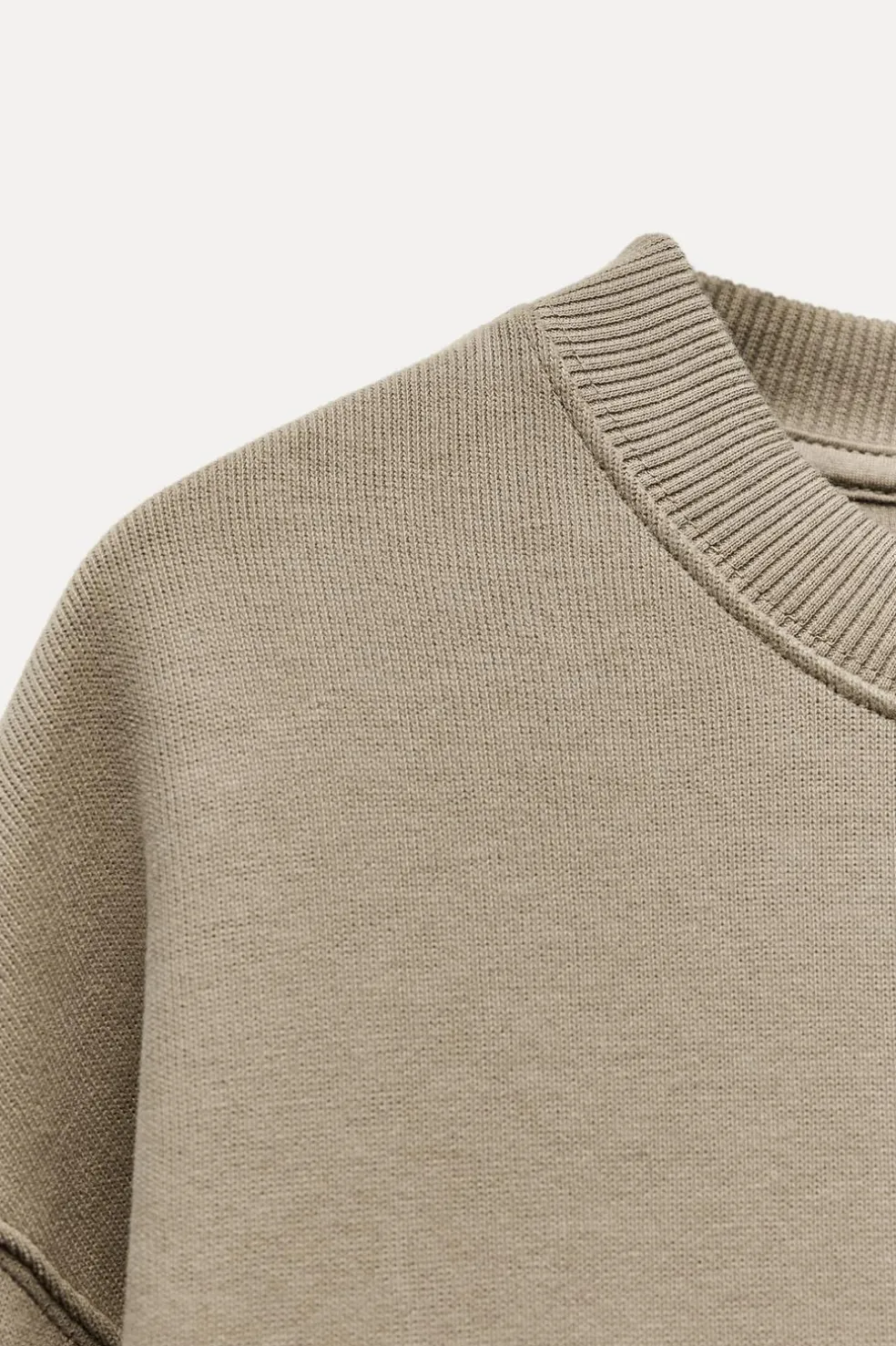 ZARA Winter Layersnew|Sweatshirts / Joggers^SWEATSHIRT SUAVE Camel-claro