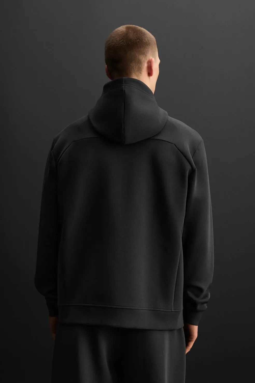 ZARA Sweatshirts^SWEATSHIRT TÉCNICA COM FECHOS DE CORRER Preto