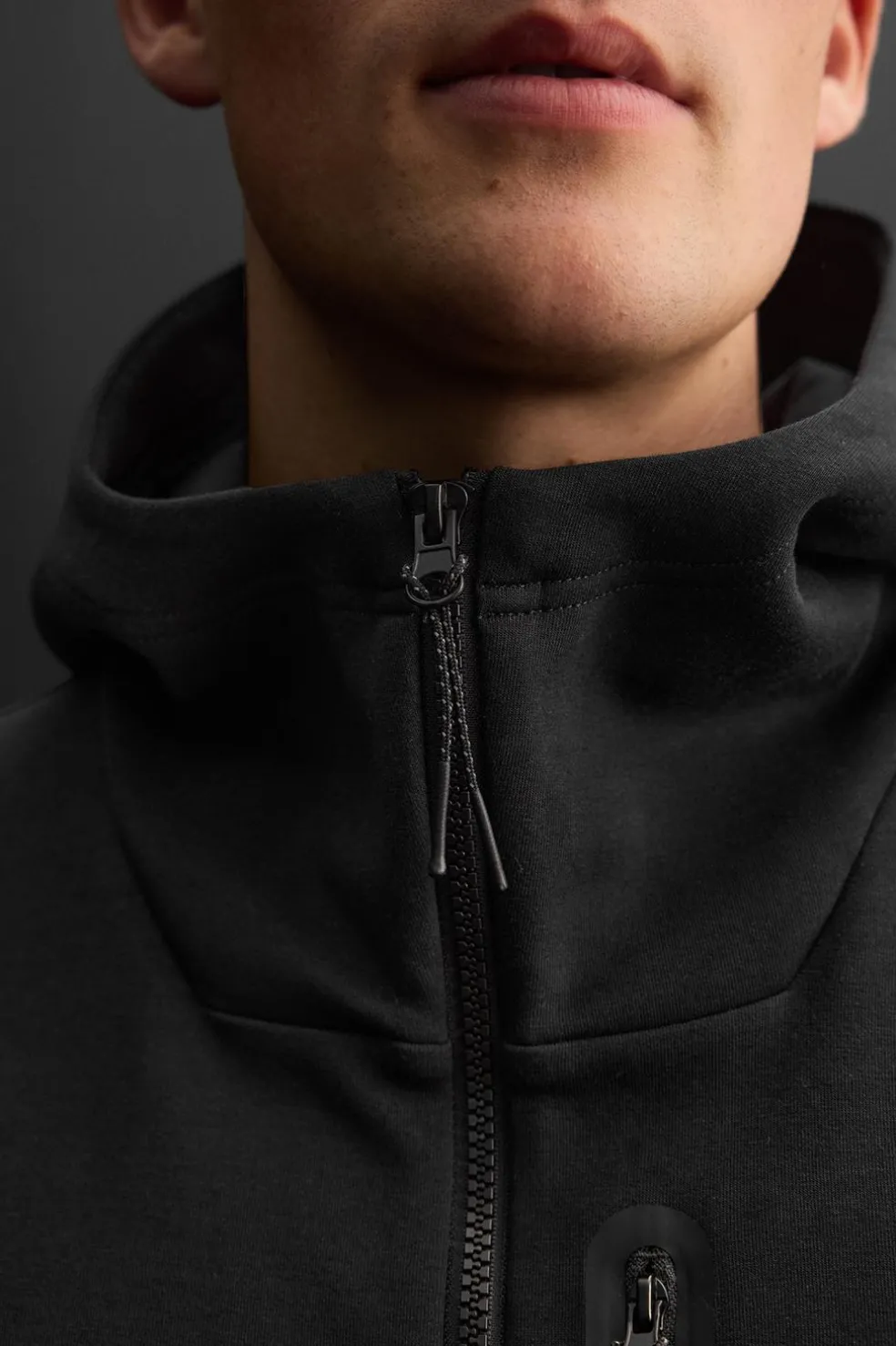 ZARA Sweatshirts^SWEATSHIRT TÉCNICA COM FECHOS DE CORRER Preto