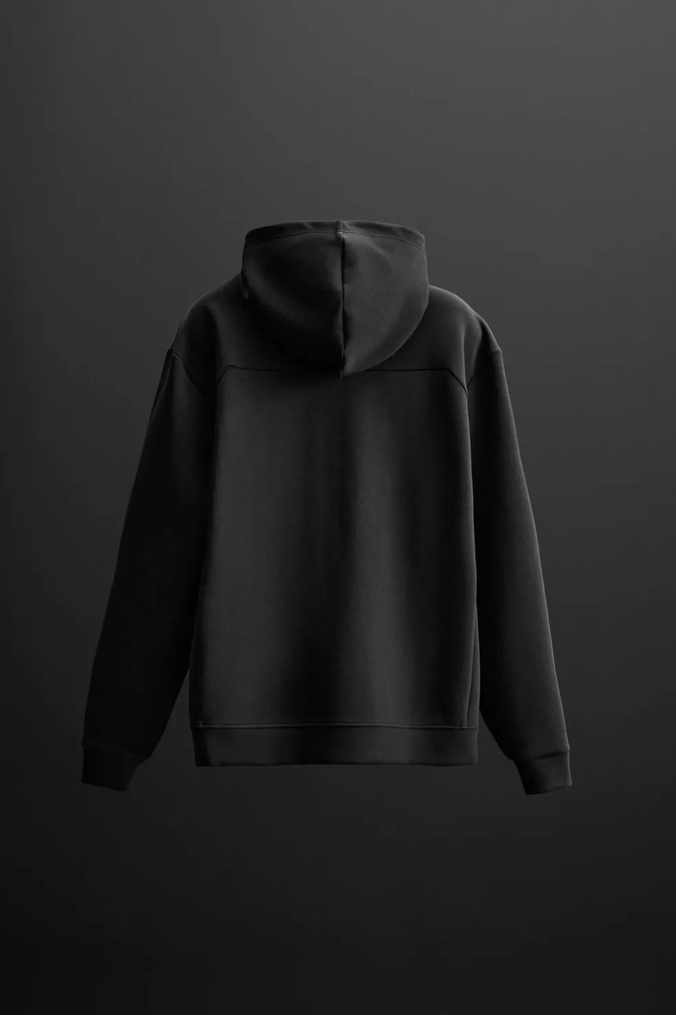 ZARA Sweatshirts^SWEATSHIRT TÉCNICA COM FECHOS DE CORRER Preto