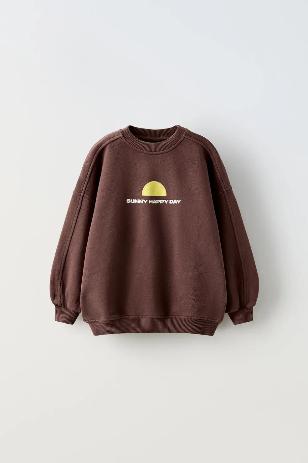 SWEATSHIRT TEXTO-ZARA Best