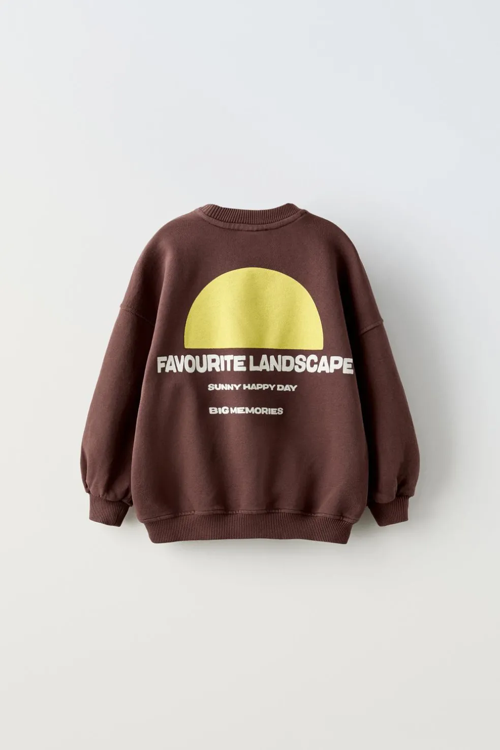SWEATSHIRT TEXTO-ZARA Best