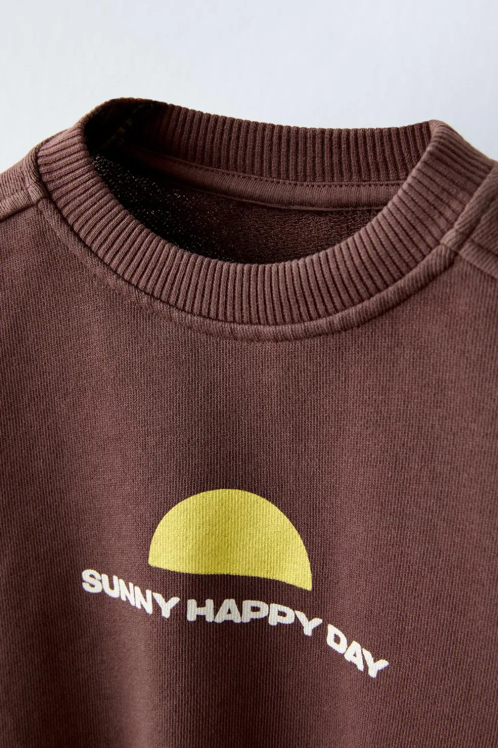 SWEATSHIRT TEXTO-ZARA Best
