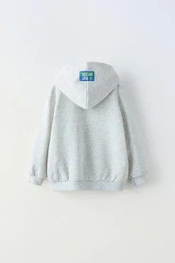 SWEATSHIRT TEXTO BORDADO-ZARA Sale