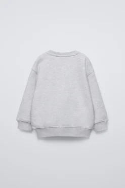 SWEATSHIRT TEXTO BORDADO-ZARA Cheap