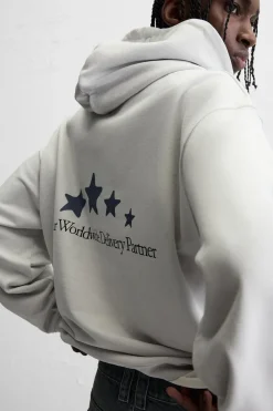 ZARA Sweatshirts^SWEATSHIRT TEXTO BORDADO Cinzento