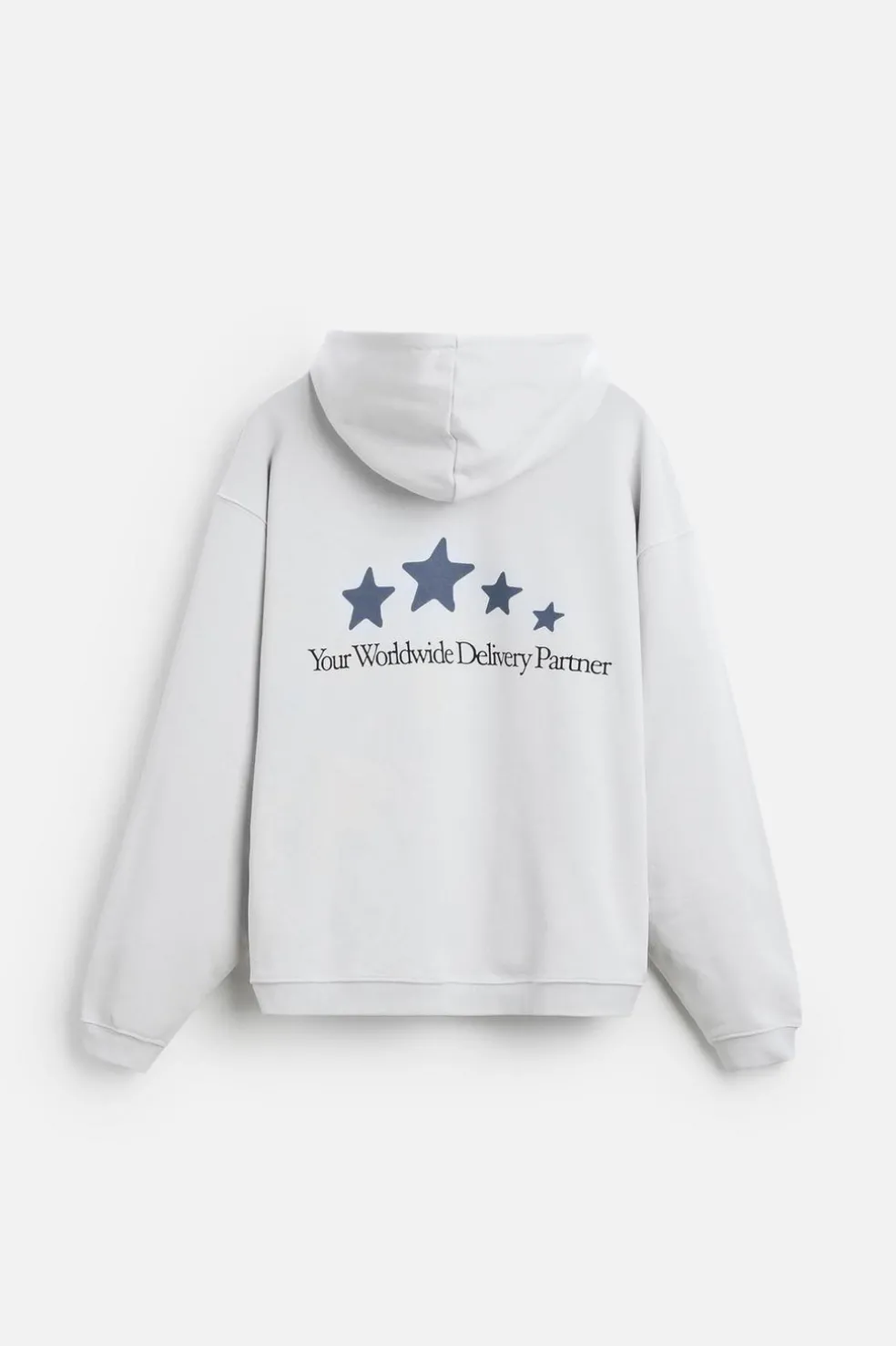 ZARA Sweatshirts^SWEATSHIRT TEXTO BORDADO Cinzento