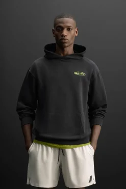 ZARA Sweatshirts^SWEATSHIRT TEXTO CAPUZ Preto