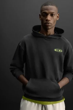 ZARA Sweatshirts^SWEATSHIRT TEXTO CAPUZ Preto