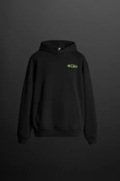 ZARA Sweatshirts^SWEATSHIRT TEXTO CAPUZ Preto