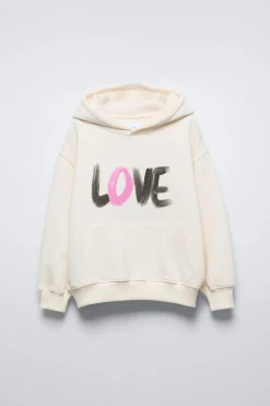 SWEATSHIRT TEXTO LOVE-ZARA Hot