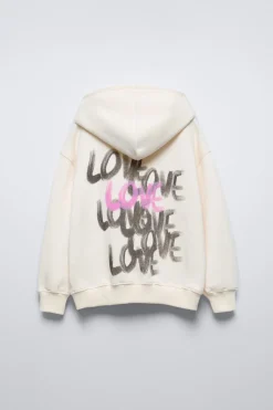 SWEATSHIRT TEXTO LOVE-ZARA Hot