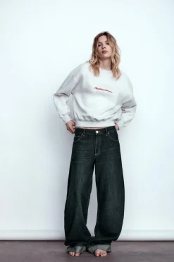 ZARA Sweatshirts / Joggers|T-Shirts^SWEATSHIRT ©TOM WESSELMANN Cinzento-vigoré