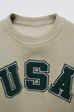 SWEATSHIRT VARSITY-ZARA Shop