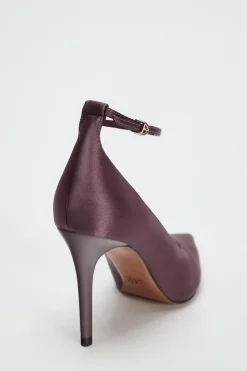 ZARA Sapatos^TACÃO EFEITO ACETINADO Rosa