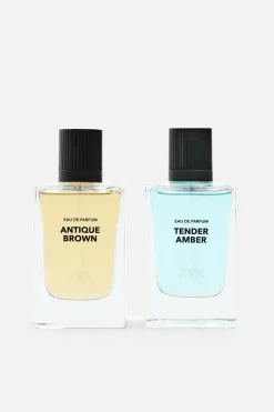 ZARA Perfumes^TENDER AMBER + ANTIQUE BROWN EDP 2X 100 ML (3,4 FL.OZ) 0220/290