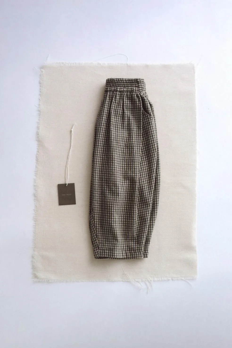 TIMELESZ - CALÇAS BALÃO QUADRO VICHY-ZARA Best
