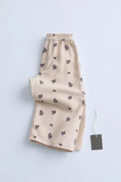 TIMELESZ – CALÇAS COM FLORES-ZARA Cheap