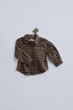 TIMELESZ – CAMISA AOS QUADRADOS-ZARA Discount