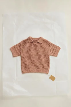 TIMELESZ - POLO DE MALHA COM RENDILHADO-ZARA Clearance