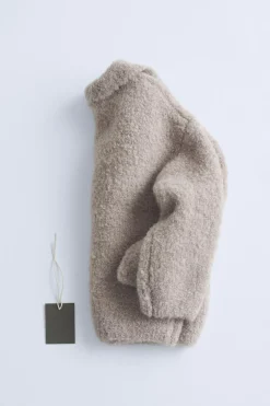 TIMELESZ - SWEATER BOUCLÉ COM LÃ E ALPACA-ZARA Discount