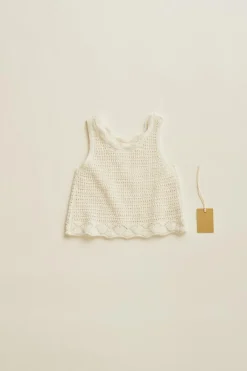 TIMELESZ - TOP DE MALHA RENDILHADA-ZARA Flash Sale