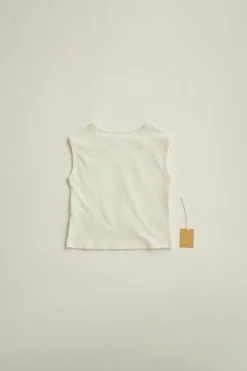 TIMELESZ - T-SHIRT DE MANGA CAVA COM LINHO-ZARA Clearance