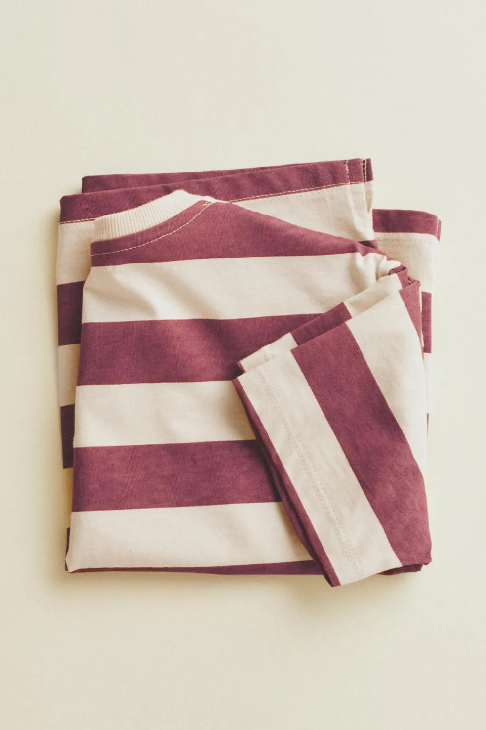 TIMELESZ - T-SHIRT ÀS RISCAS AMPLA-ZARA Cheap