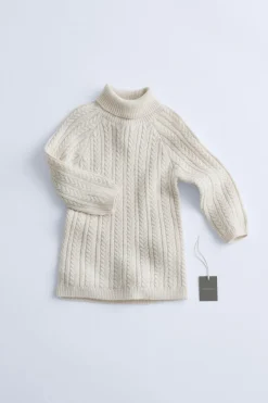 TIMELESZ - VESTIDO COM LÃ GOLA DOBRADA-ZARA Flash Sale