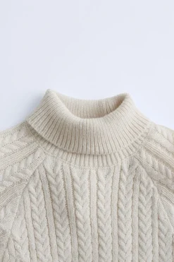TIMELESZ - VESTIDO COM LÃ GOLA DOBRADA-ZARA Flash Sale