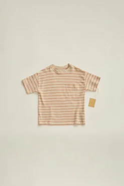 TIMELESZ- T-SHIRT ÀS RISCAS COM LINHO-ZARA Best