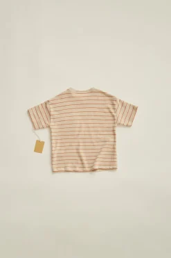 TIMELESZ- T-SHIRT ÀS RISCAS COM LINHO-ZARA Best