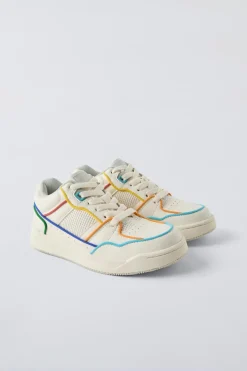 TÉNIS COM DEBRUM MULTICOLORIDO-ZARA Cheap